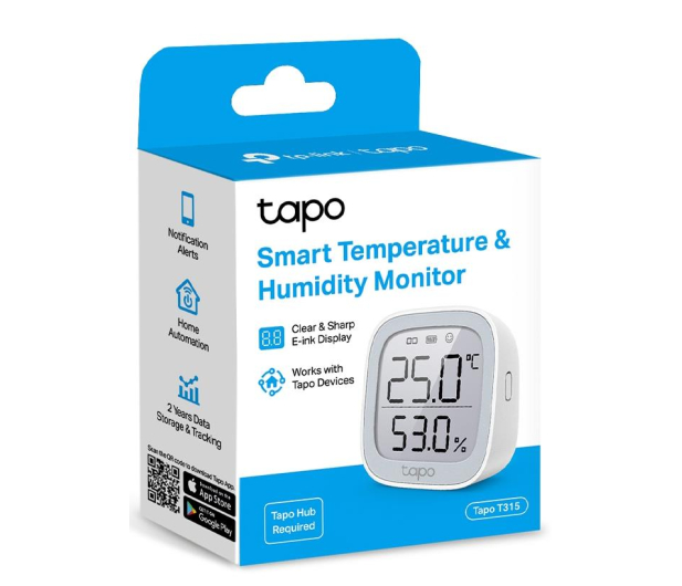 TP-LINK Monitor temperatury i wilgotności Tapo T315 - 1129428 - zdjęcie 2